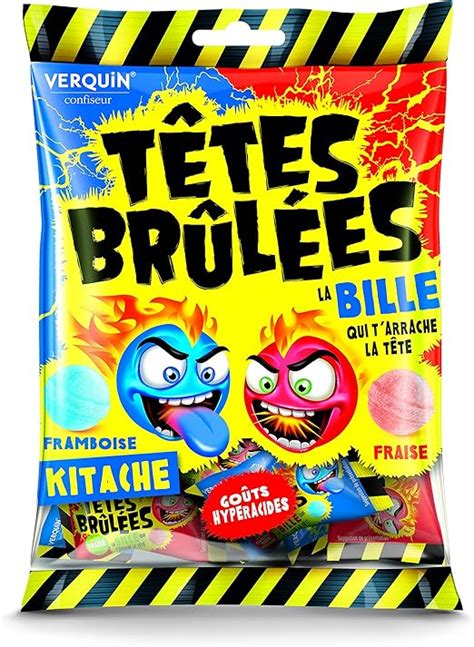 Têtes Brûlées Billes Fraise Framboise Kitache 135g Amazon fr Epicerie