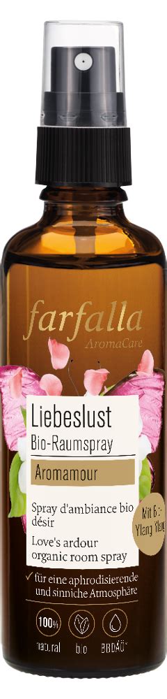 FARFALLA Aromamour Liebeslust Bio Raumspray 75ml Raumsprays