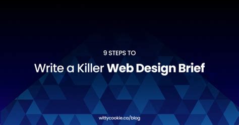 9 Steps To Write A Killer Web Design Brief Wittycookie