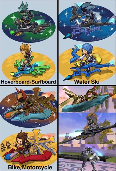 What Is Your Favorite Keyblade Glider Among The Wayfinder Trio R