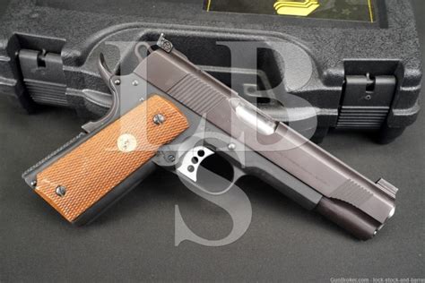 Custom Colt Gold Cup National Match Gcnm 1911 45 Acp Semi Automatic Pistol Lock Stock And Barrel