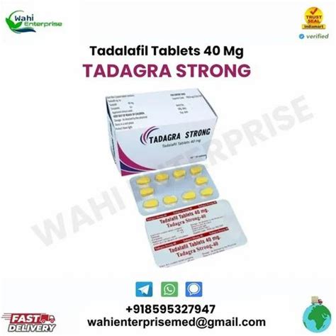 Tadagra Strong Tadalafil Mg Tablet At Rs Stripe In New Delhi