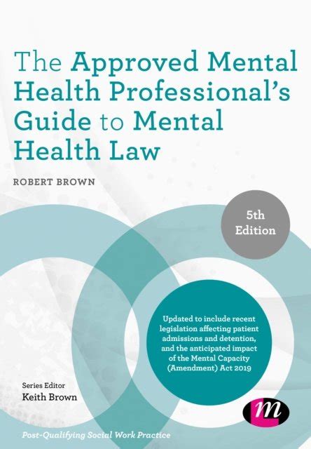 The Approved Mental Health Professionals Guide To Mental Health Law Robert A Brown Książka W