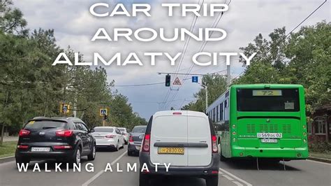 Walking In Almaty Car Ride Around Almaty City 3 YouTube