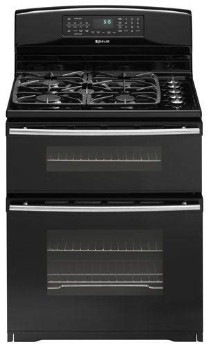 Jenn Air Jdr8895aab 30 Double Floating Glass Freestanding Dual Fuel Oven With Multimode