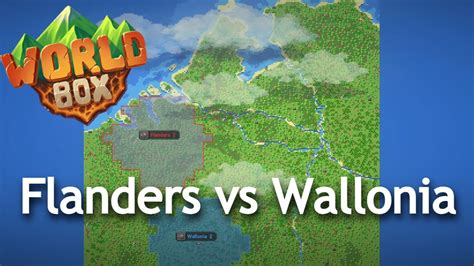 Belgium: Flanders vs Wallonia | WorldBox Timelapse - YouTube