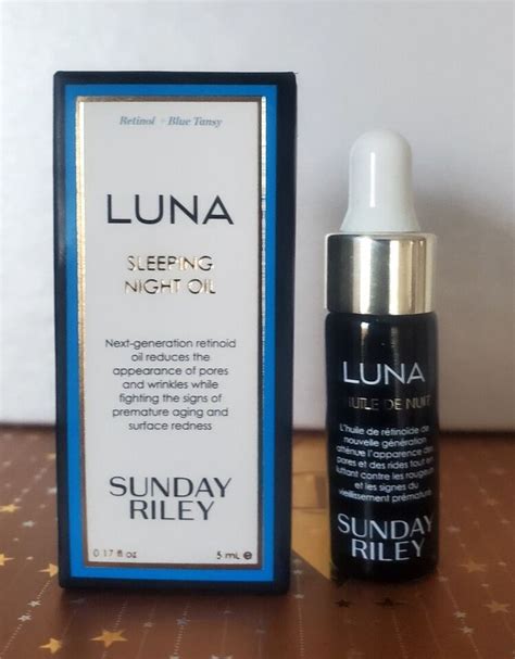 Sunday Riley Luna Sleeping Night Oil Retinol Blue Tansy Sunday Riley