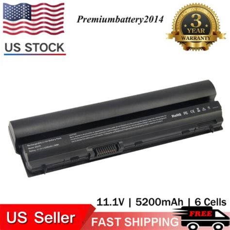 Battery For Dell Latitude E E E E E S Hyv J X