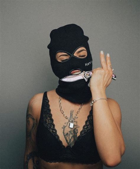 Pin By Ongko Galih On Template Girl Gang Aesthetic Mask Girl Thug Girl