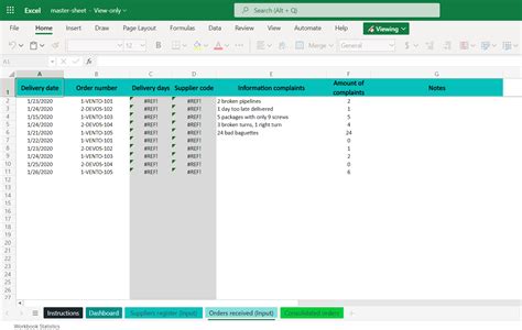 Purchase Order Excel Template