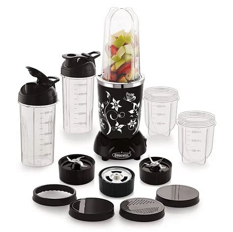 Cookwell ABS Nutri Black Blend Juicer Mixer Grinder For Wet Dry