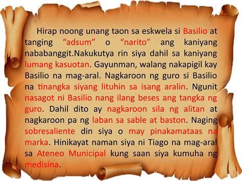 El Filibusterismo Kabanata 1 39 Buod At Talasalitaan Ppt