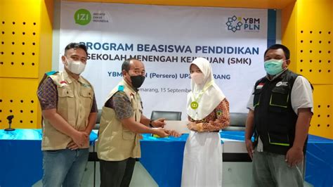 Program Beasiswa Smk Ybm Pln Persero Up Semarang Izi Jateng