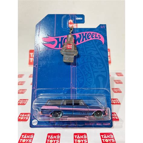 Jual Hot Wheels Th Anniversary Blue And Pink Series Chevy Nova