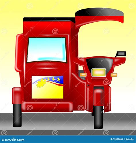 Motorized Tricycle Philippines Stock Photo Image 53692864