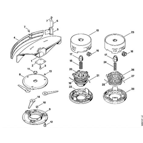 Stihl Fs Brushcutter Fs Parts Diagram O Cutting Tools