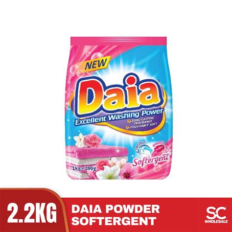 Daia Excellent Washing Powder Softergent Kg G Shopee Malaysia