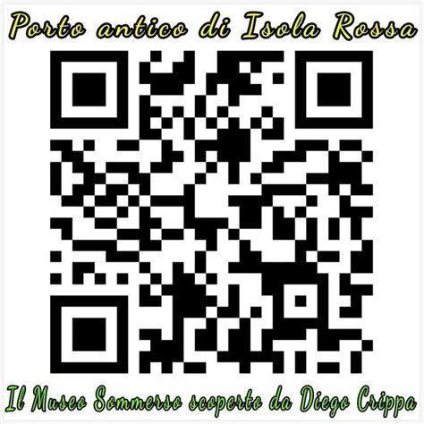 A Qr Code With The Words Pelo Anito Di India Rossa