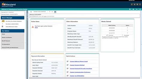 Overview of Claimant Portal - BEACON Maryland 2024