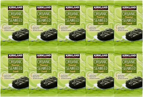 Buy Kirkland Signature Organic No PreservativesMSG Roasted Seaweed