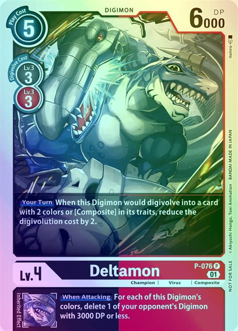 Deltamon Promo Digimon Cardtrader