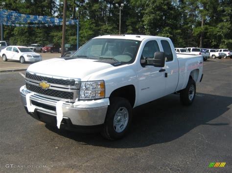 2011 Summit White Chevrolet Silverado 2500hd Extended Cab 4x4 36857352