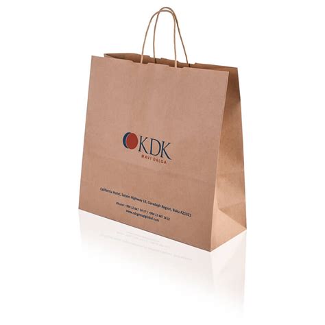 Twisted Handle Kaft Paper Bags Alya Packaging