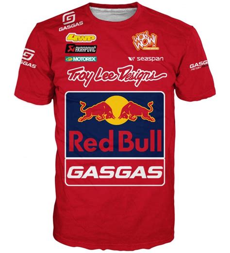 Mens T Shirt Gasgas Redbull 4087 Size S Xxxl Etsy