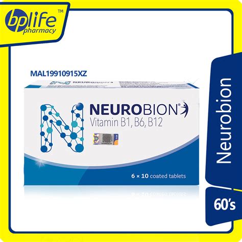 Neurobion Vitamin B1 B6 B12 60 10 Tablets Lazada