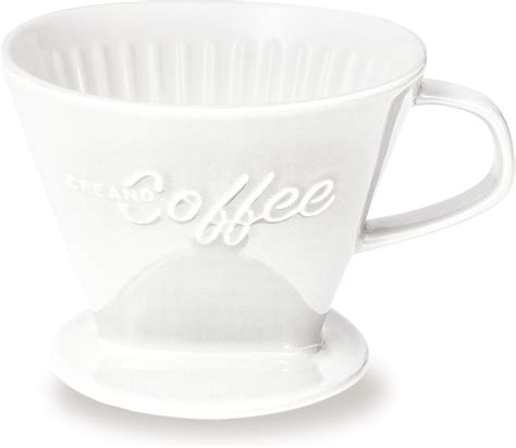 Gefu Kaffeefilter Fabiano Filteraufsatz für Kaffeekanne und