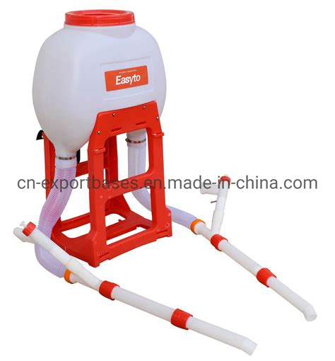 Backpack Hand Operated Fertilizer Spreader For Agricultural And Garden