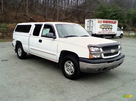 2003 Summit White Chevrolet Silverado 1500 Z71 Extended Cab 4x4 21444849 Car