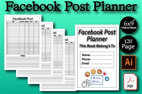 Facebook Post Planner Graphic by creative Shope · Creative Fabrica