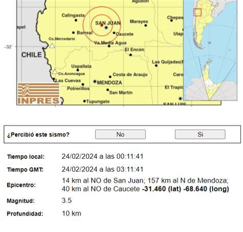 Un Fuerte Temblor Sacudió La Provincia En Los Primeros Minutos Del Sábado Diario De San Juan
