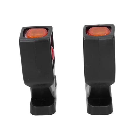 HURRISE Feu de gabarit latéral Paire de 12 24V 9LED Side Marker Light