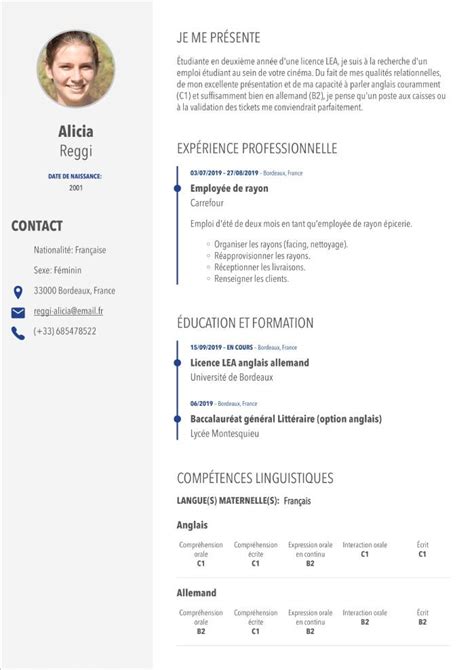 Cv Europass Comment Bien Faire Son Cv Européen Gratuit