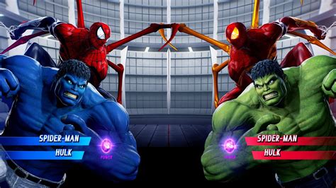 Spiderman Blue Hulk Vs Spiderman Green Hulk Very Hard Marvel Vs