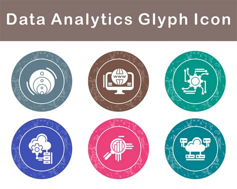 Data Analytics Vector Icon Set 20718948 Vector Art at Vecteezy