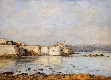 Antibes, the Fortifications - Eugene Boudin - WikiArt.org