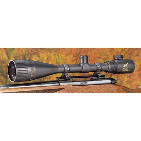 Ncstar® 6 24x50 Mm Rangefinder Varmint Target Scope Matte Black
