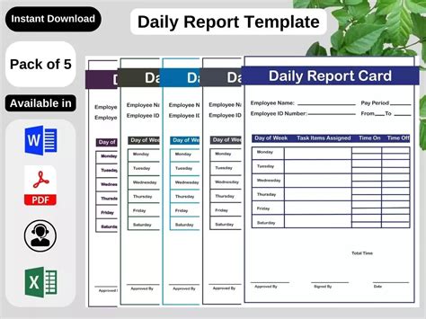 A Daily Report Template is a great tool for any team to track and ...