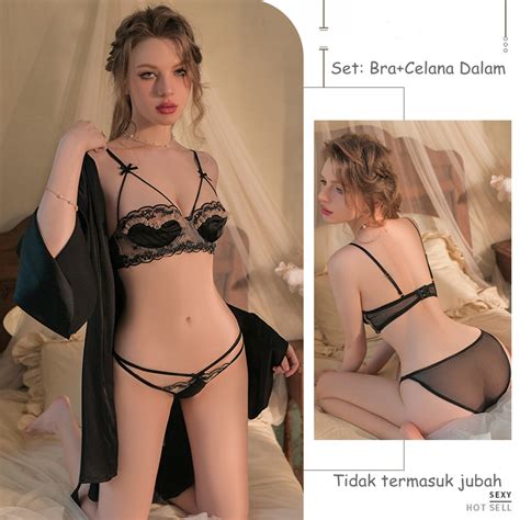 Jual Lingerie Sexy Wanita Bra Dan G String Dinas Depan Suami Lingerie