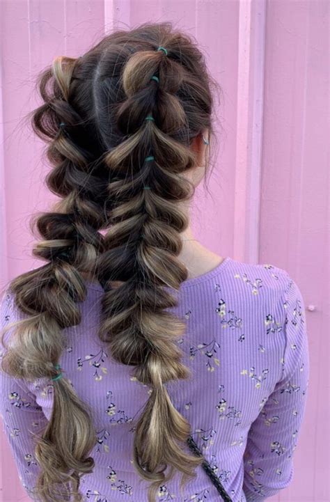 27 Fun Bubble Braid Hairstyles You Ll Want To Copy Days Inspired