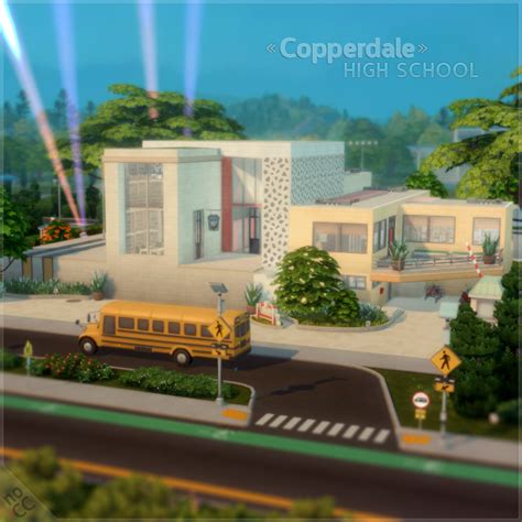 New Copperdale High School Screenshots The Sims 4 Rooms Lots