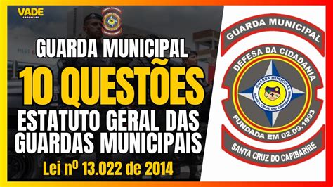 CONCURSO GUARDA MUNICIPAL DE SANTA CRUZ DO CAPIBARIBE 10 QUESTÕES