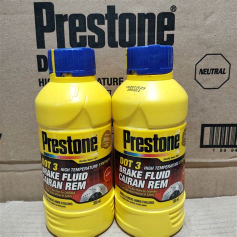 Minyak Rem Prestone Ml Dot Warna Putih Bening Brake Fluid Oli