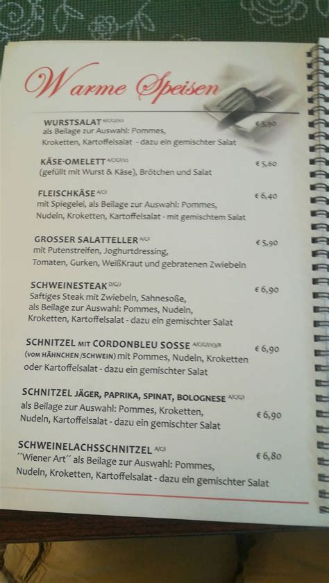 Speisekarte Von Zur Pfalzbahn Restaurant Ludwigshafen Am Rhein