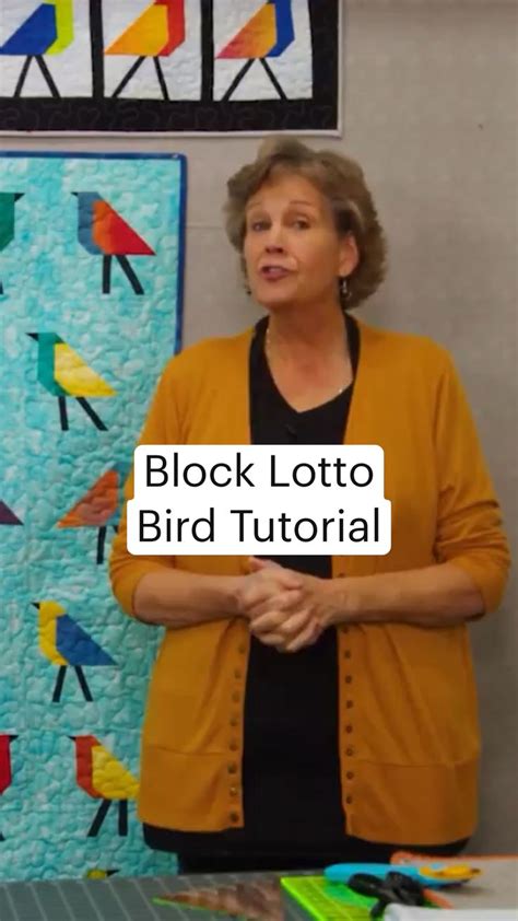 Block Lotto Bird Tutorial Jenny Doan Missouri Star Quilt Co