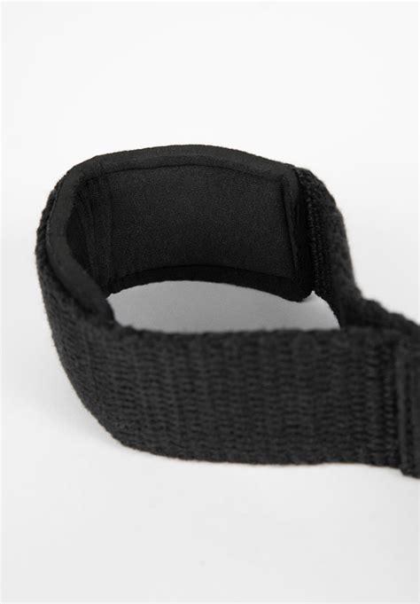 Figure Lifting Straps Black Gorilla Wear