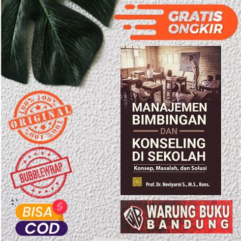 Jual Buku Manajemen Bimbingan Dan Konseling Di Sekolah Konsep Masalah